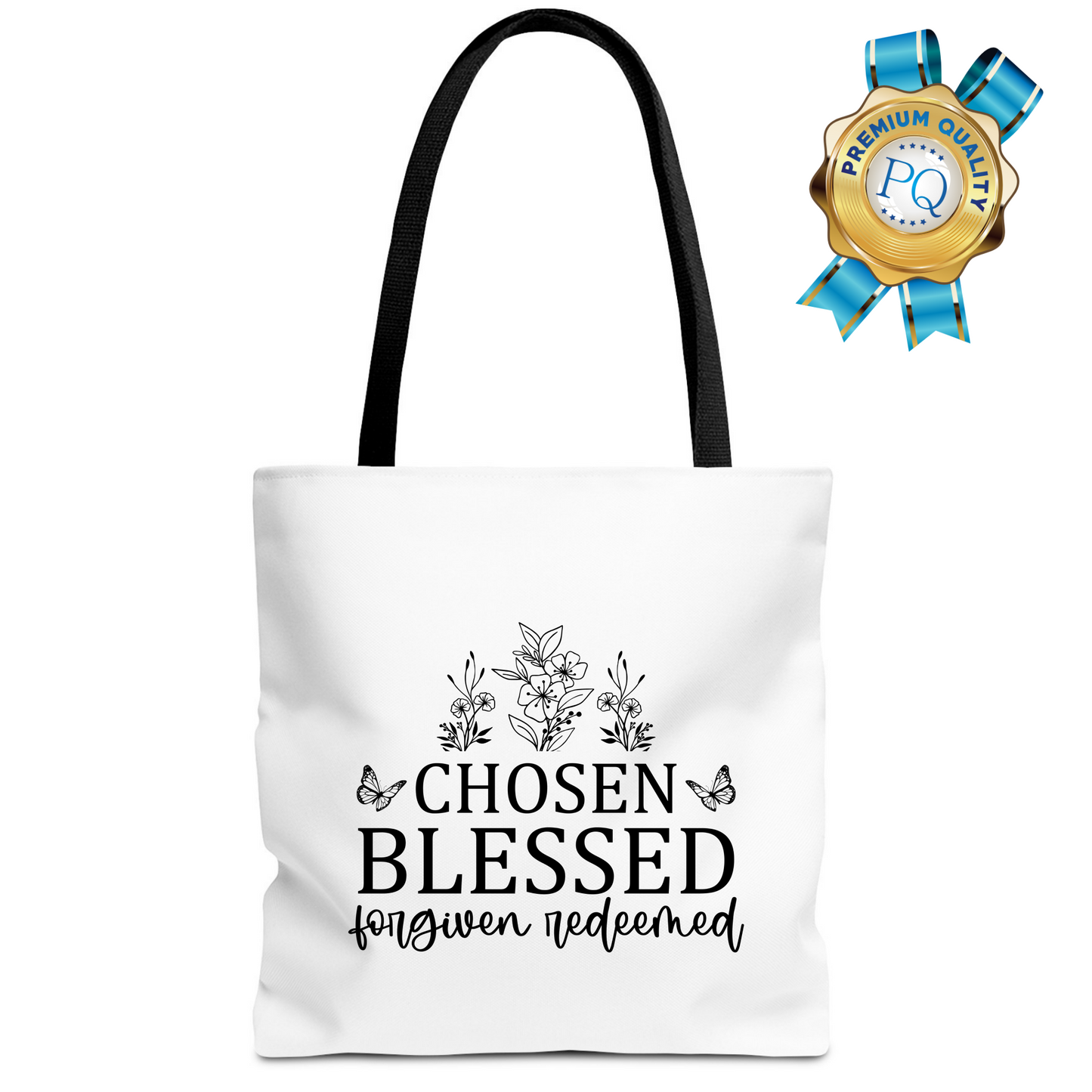 Blessed Scripture Gift, Christian Tote Bag, Church Bag, Everyday Cute Tote Bag, Reusable Bag Gift for Christian Mom Sister Friend, Faith Tote Bag