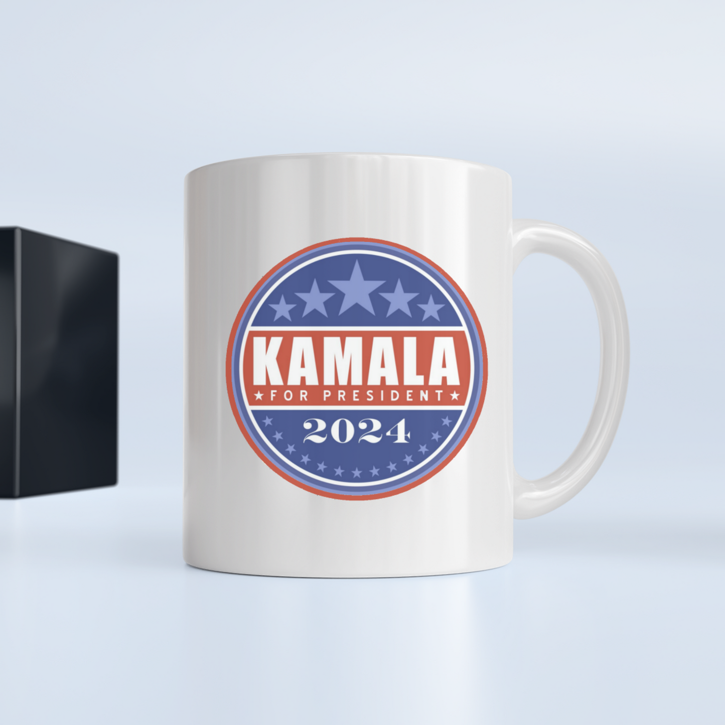 Kamala for President 2024 Mug - Patriotic Ceramic Coffee Cup - Supporter Gift - Vote for Kamala Harris