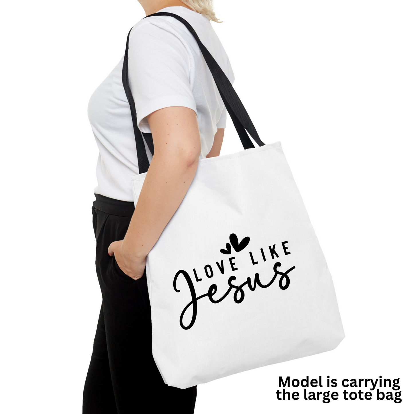 Personalized Tote, Scripture Gift, Christian Tote Bag, Church Bag, Everyday Cute Tote Bag, Reusable Bag Gift for Christian Mom Sister Friend