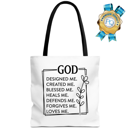 Gift ToteBag, Scripture Gift, Christian Tote Bag, Church Bag, Everyday Cute Tote Bag, Reusable Bag Gift for Christian Mom Sister Friend, Religious Gift