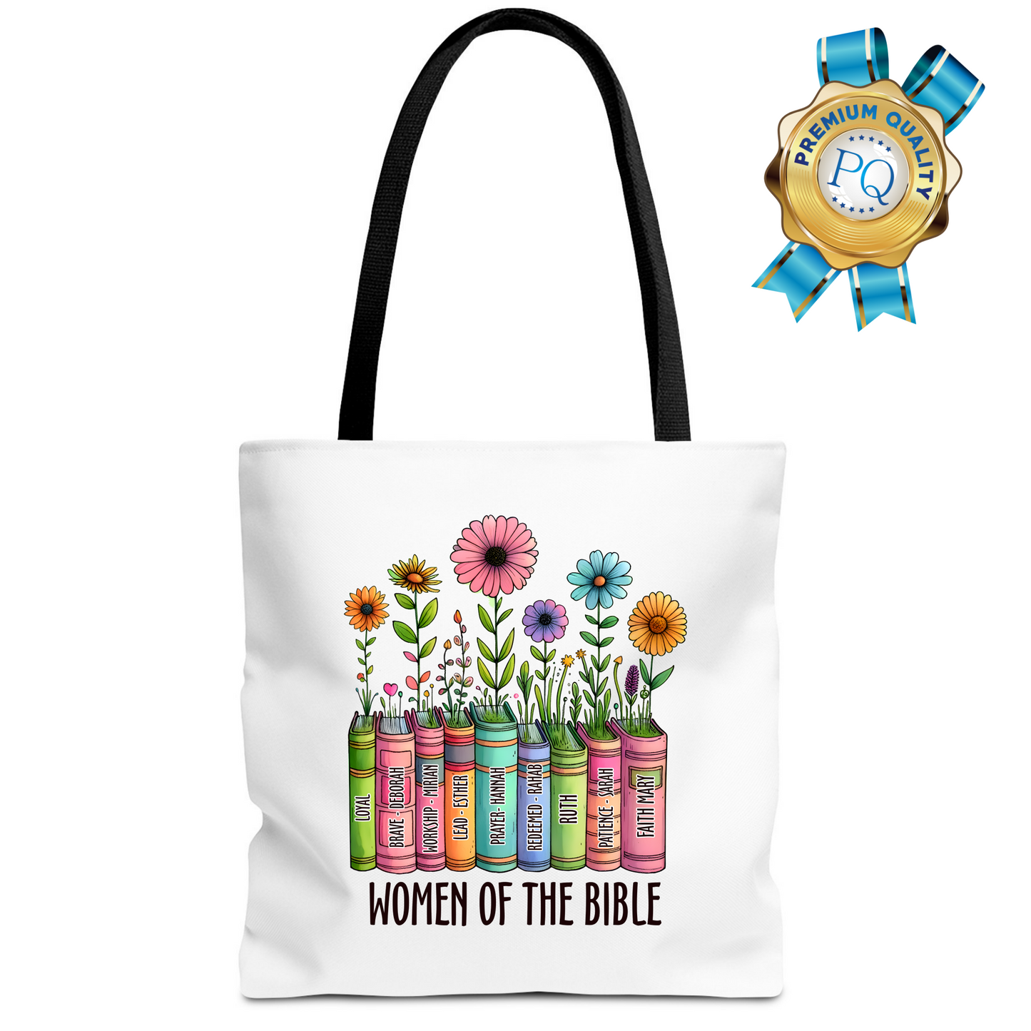 Bible Tote Bag, Scripture Gift, Christian Tote Bag, Church Bag, Everyday Cute Tote Bag, Reusable Bag Gift for Christian Mom Sister Friend, Religious Gift