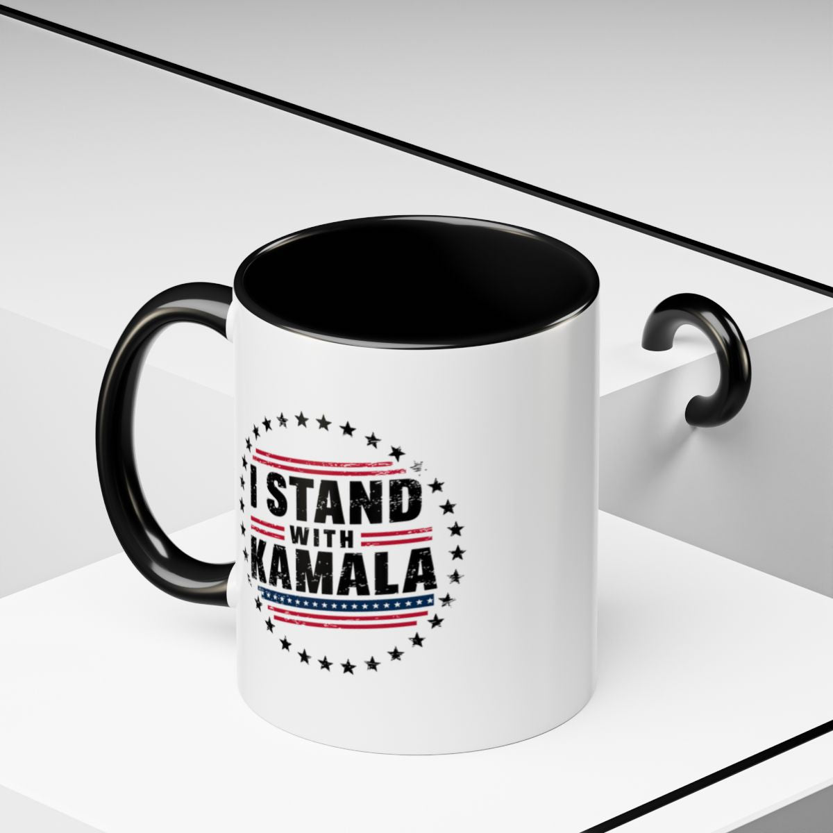 I Stand With Kamala Harris, Kamala Harris Coffee Mug, 2024 President, Activism Gift, Election Gift for Democrats