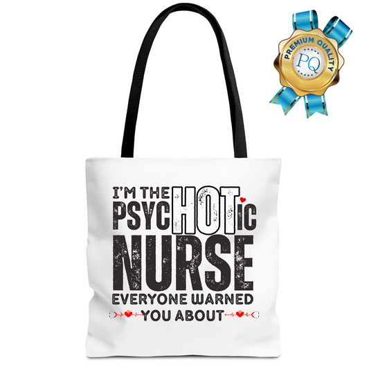 Nurse Tote Bag, Gift for Nurse Graduation or Nurse Appreciation, Custom Tote Bag – A Great Gift for Favorite Snarky Nurse, Cute Nurse Gift