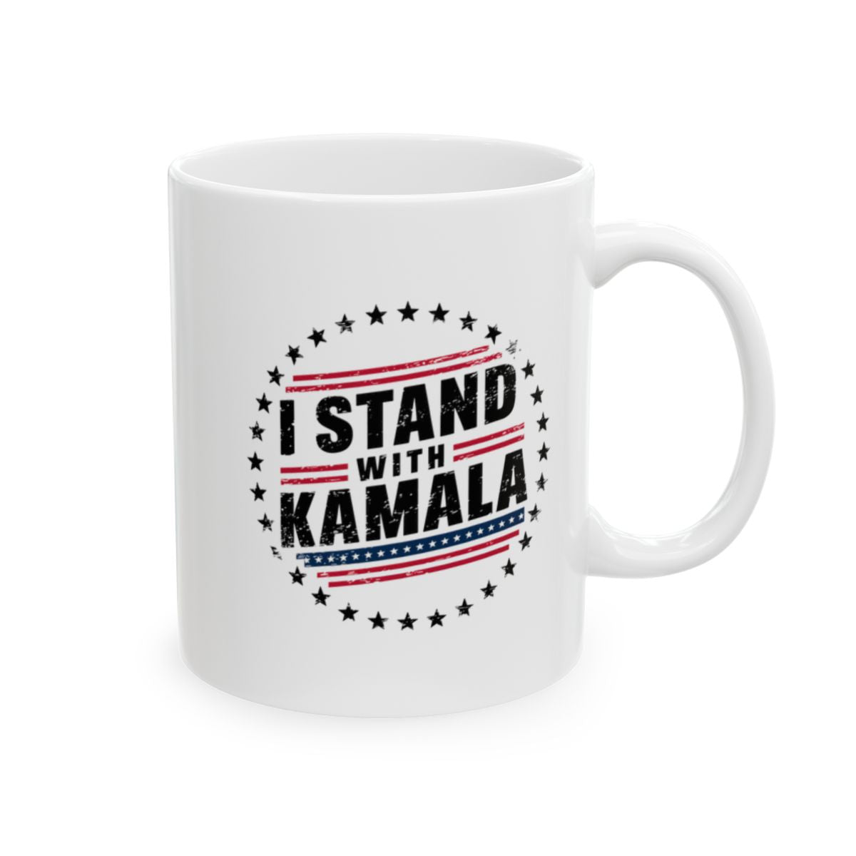 I Stand With Kamala Harris, Kamala Harris Coffee Mug, 2024 President, Activism Gift, Election Gift for Democrats