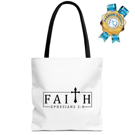 Faith Tote Bag, Scripture Gift, Christian Tote Bag, Church Bag, Everyday Cute Tote Bag, Reusable Bag Gift for Christian Mom Sister Friend,