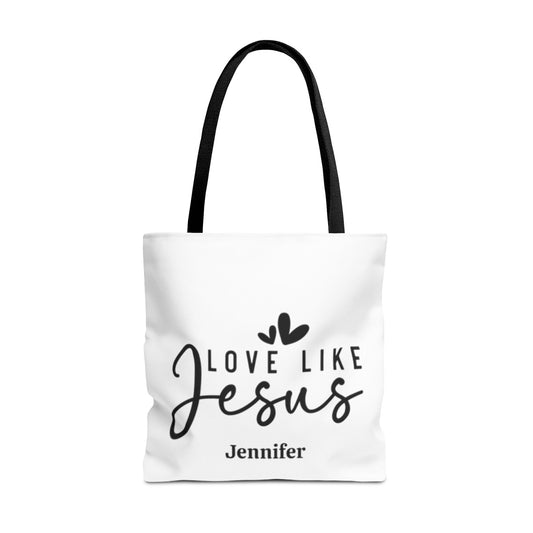 Personalized Tote, Scripture Gift, Christian Tote Bag, Church Bag, Everyday Cute Tote Bag, Reusable Bag Gift for Christian Mom Sister Friend