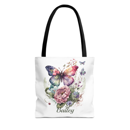 Butterfly Gifts for Women, Butterfly Tote Bag, Custom Totebag Gift for Mom Bridesmaids, Best Friend, Butterfly Lover Gifts